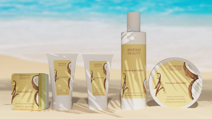 Предайте тялото си в прегръдката на кокос и нежна ванилия