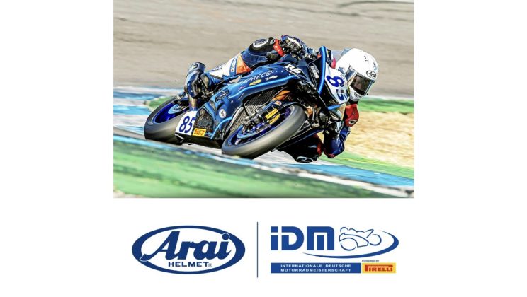 ARAI HELMET СИ ПАРТНИРА С GERMAN IDM CHAMPIONSHIP