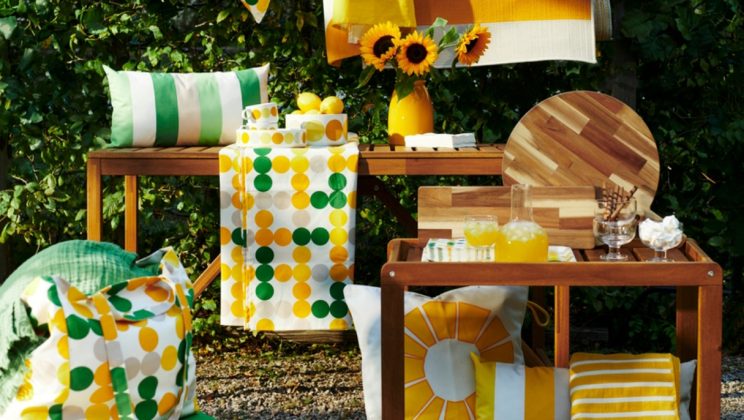 Японски дизайни, природни детайли и смели цветове ИКЕА представя пролетно-летните колекции SÖTRÖNN, FRÖDD и BRÖGGAN