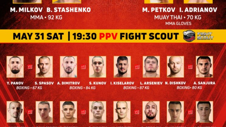 Всички бойци от предстоящото издание MAX FIGHT 61 преминаха успешно кантара