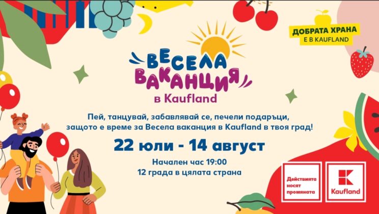 Kaufland организира безплатно детско шоу в 12 града в цялата страна