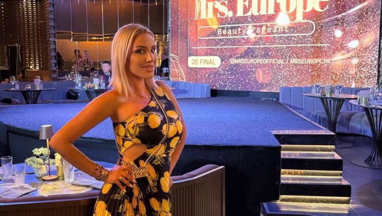 Алекс Йорданова – специален гост на бляскавия финал на конкурса Mrs. Europe в София