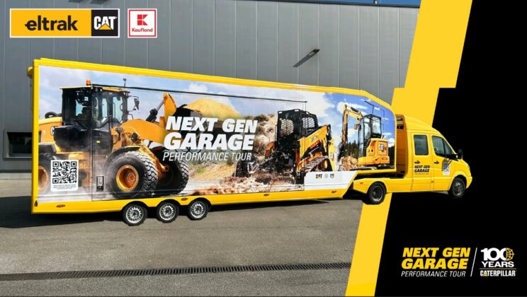 Шоу със строителни машини впечатлява малки и големи на паркингите на Kaufland