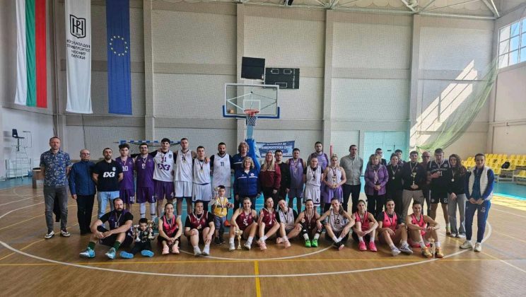 Отборът на ЮЗУ „Неофит Рилски“ спечели титлата при мъжете в Националния университетски шампионат по баскетбол 3×3 – пролет 2026