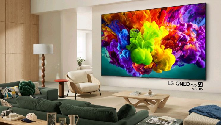 LG Electronics представя серията телевизори QNED evo Mini LED 2026, начело с ултраголям 115-инчов модел