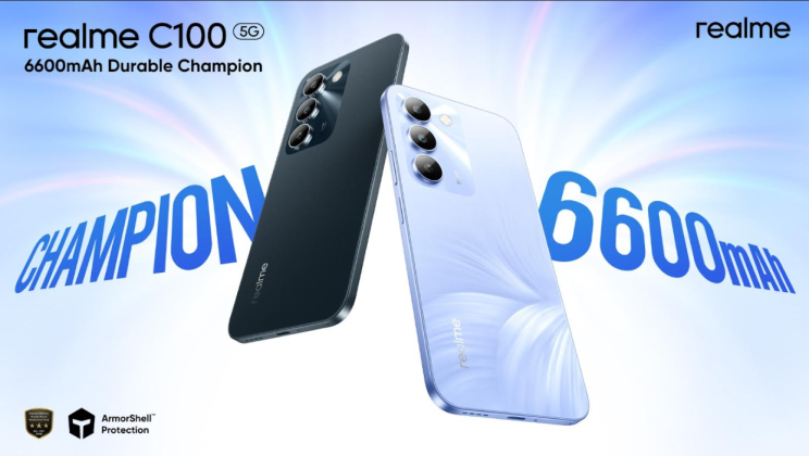 realme разширява серията C в Европа с пускането на новия realme C100 5G